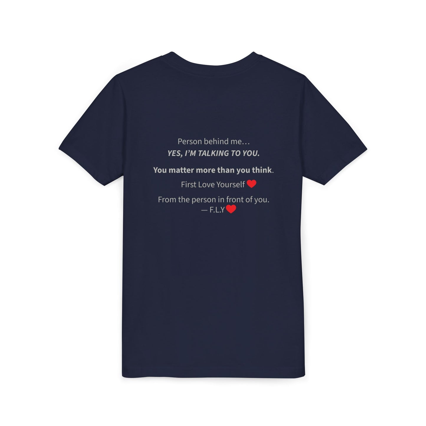 Youth Tee - F.L.Y. (First Love Yourself) Inspirational Kids T‑Shirt