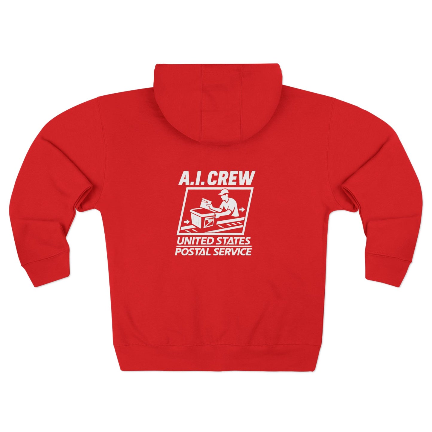 A.I Crew USPS Logo Zip Up Hoodie