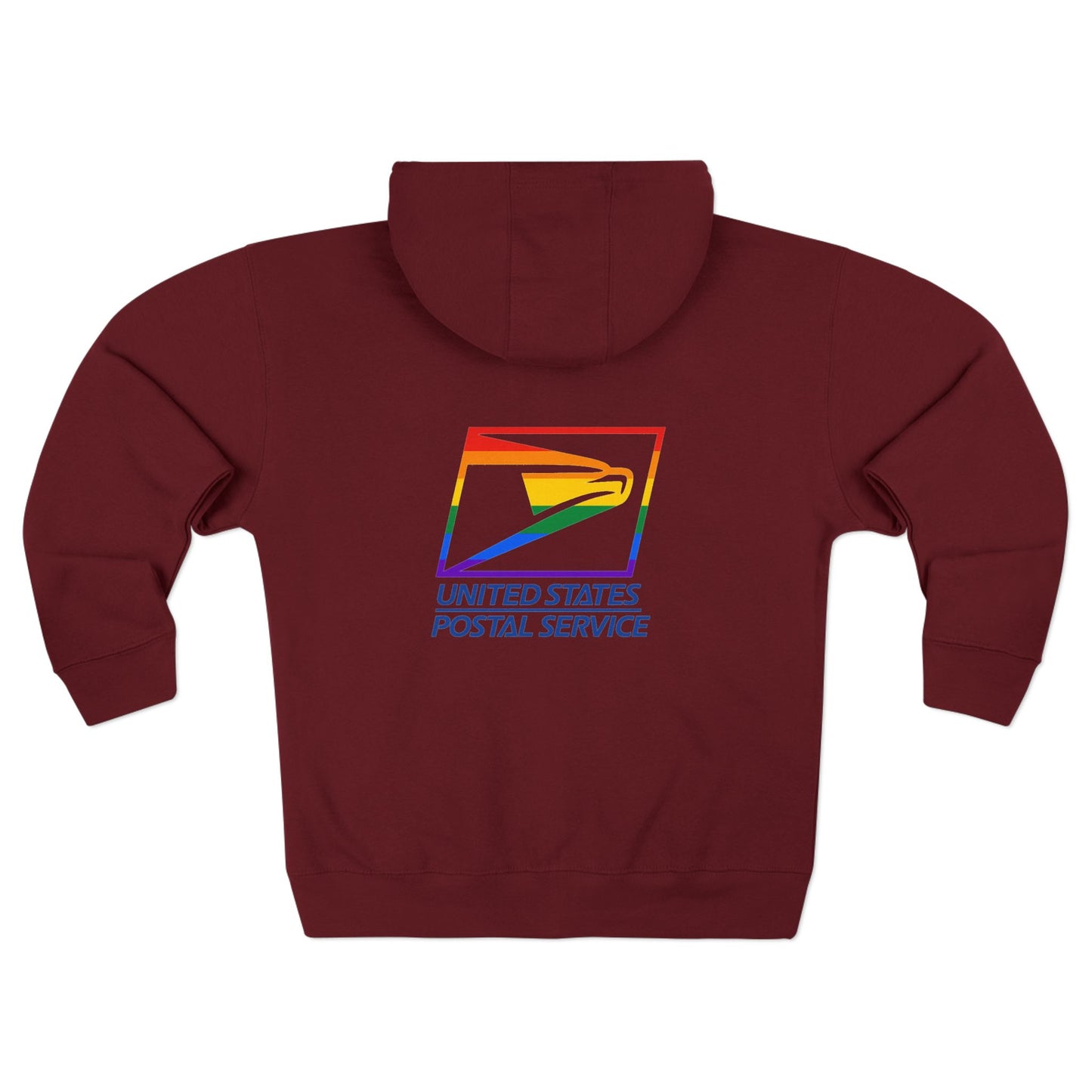 USPS Pride Logo  Zip Up Hoodie