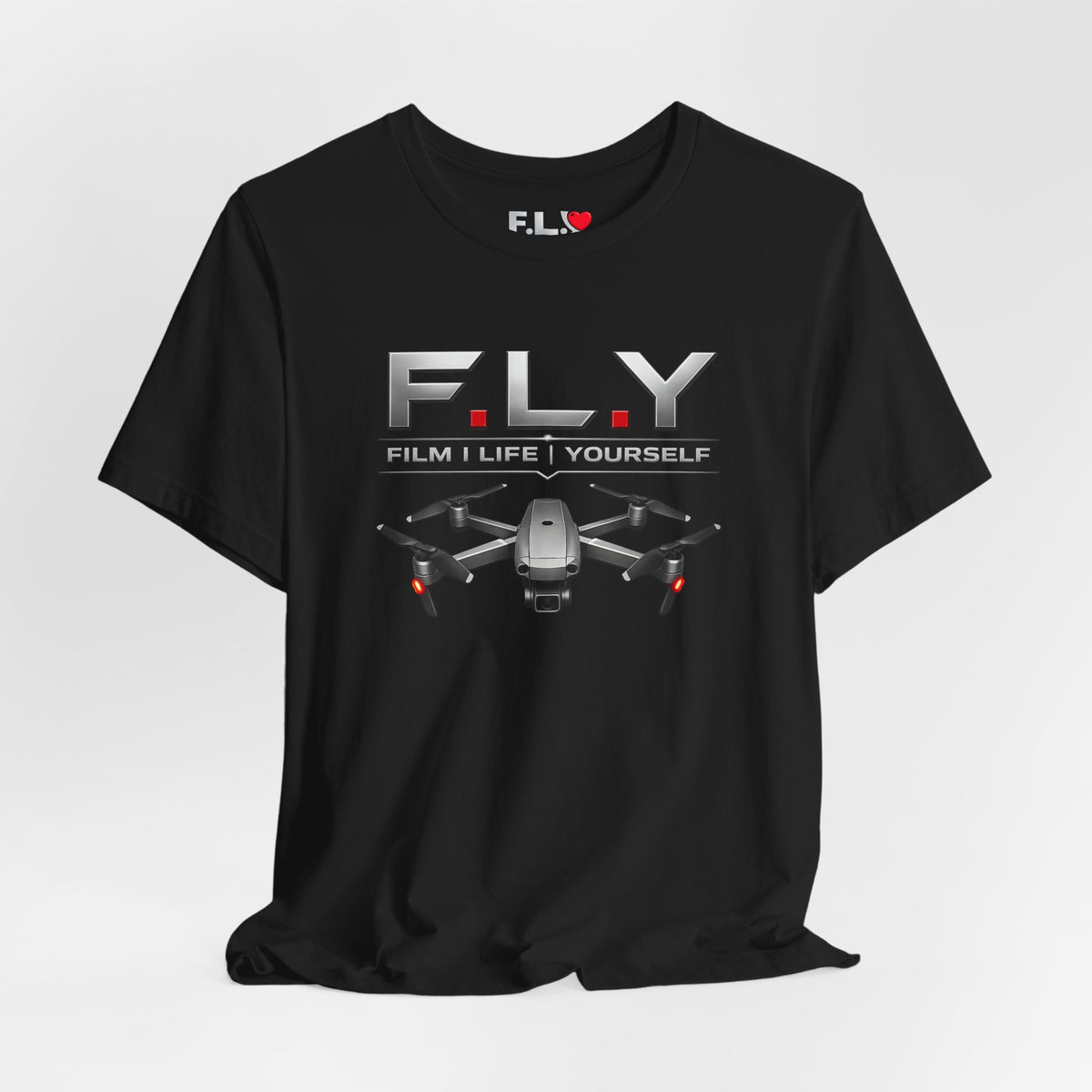 F.L.Y. Film Life Yourself Drone Statement T-Shirt