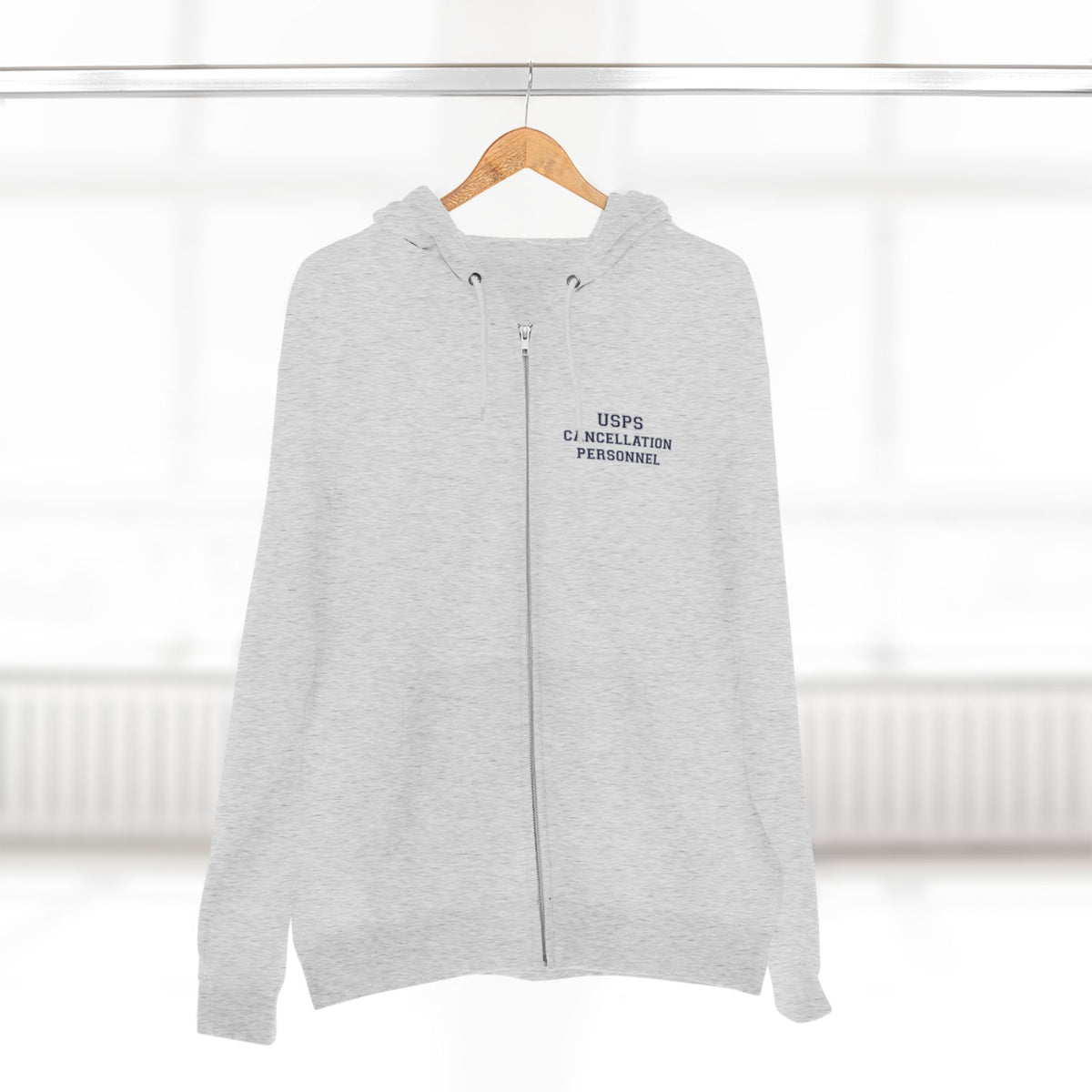 USPS Cancellation Personnel Zip Up Hoodie