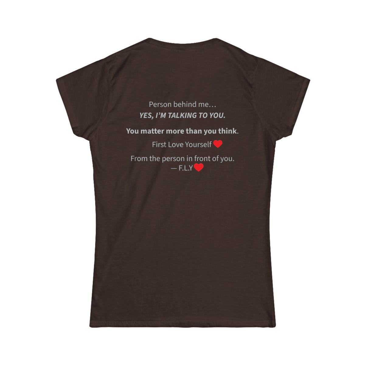F.L.Y Statement Women's Fitted T-shirt