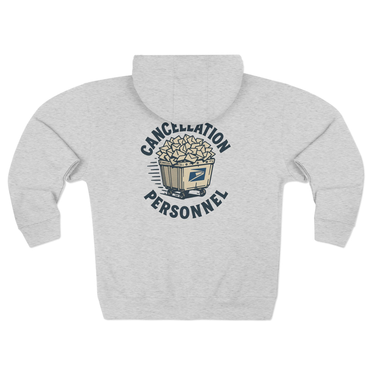 USPS Cancellation Personnel Zip Up Hoodie