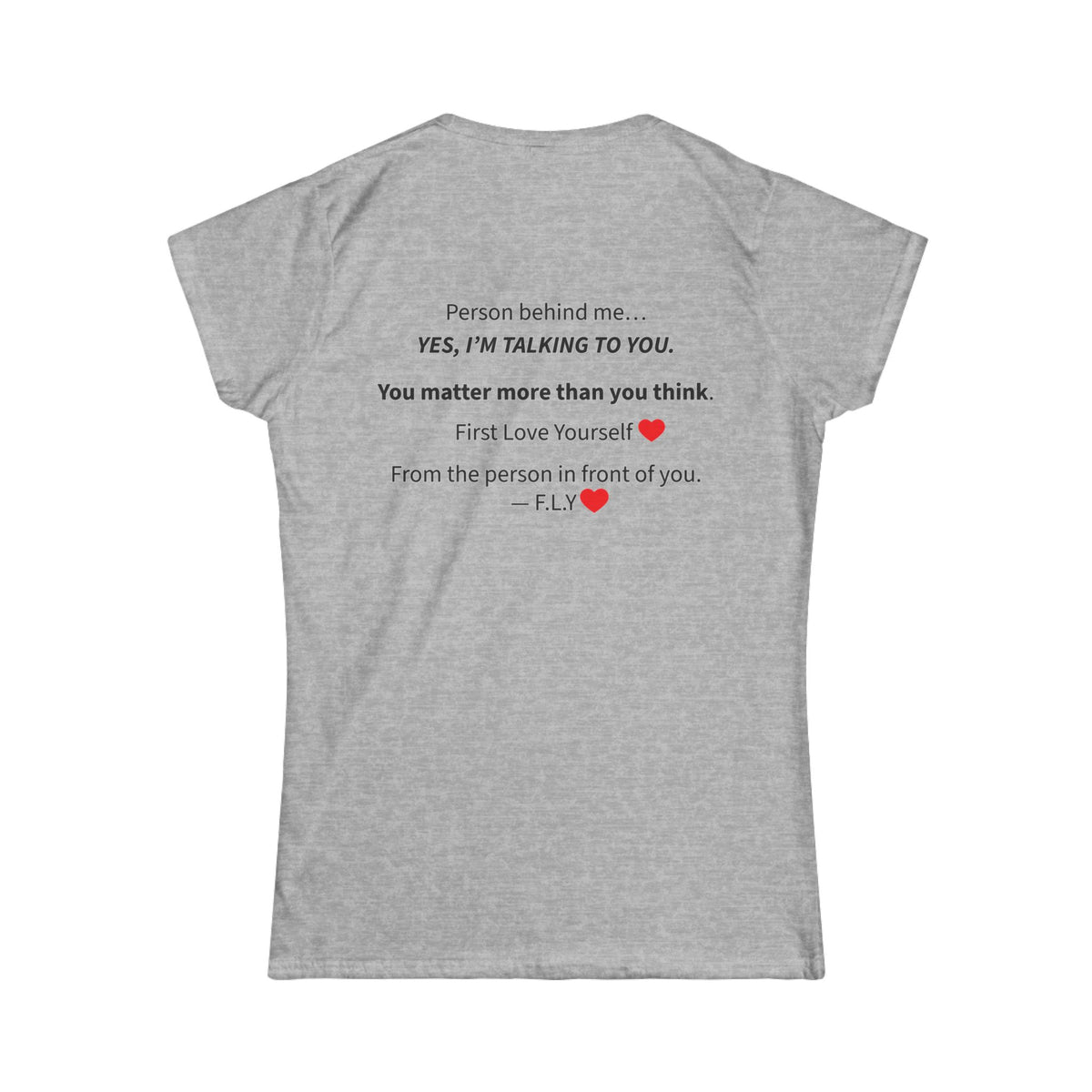 F.L.Y Statement Women's Fitted T-shirt