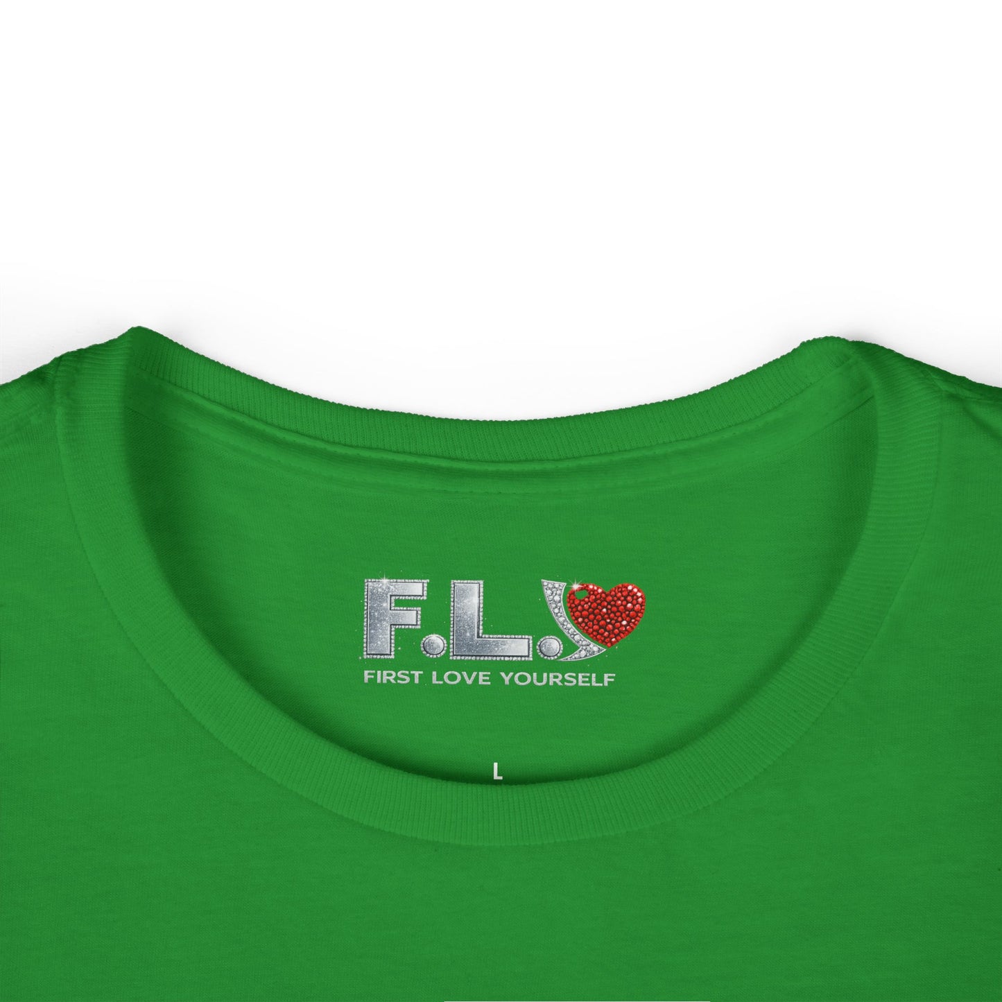 F.L.Y. "First Love Yourself" Women's Tee — Crystal Inspired