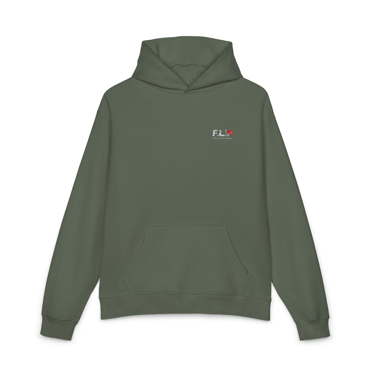 F.L.Y Essential Premium (Embroidered) Heavyweight Pullover Hoodie – Relaxed Fit, *Size Down for Best Fit*