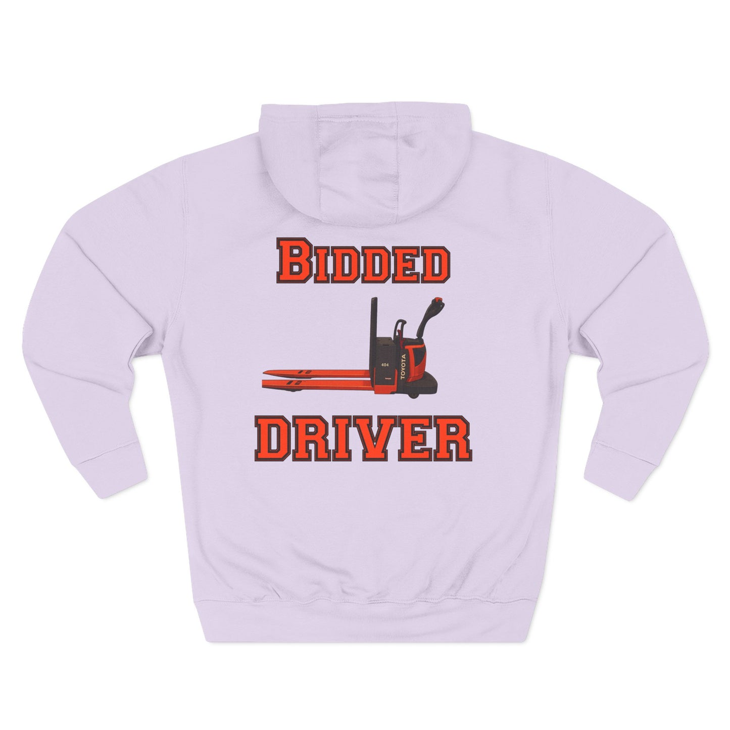 USPS Equipment Operator Hoodie — Bidded Driver Fleece Pullover