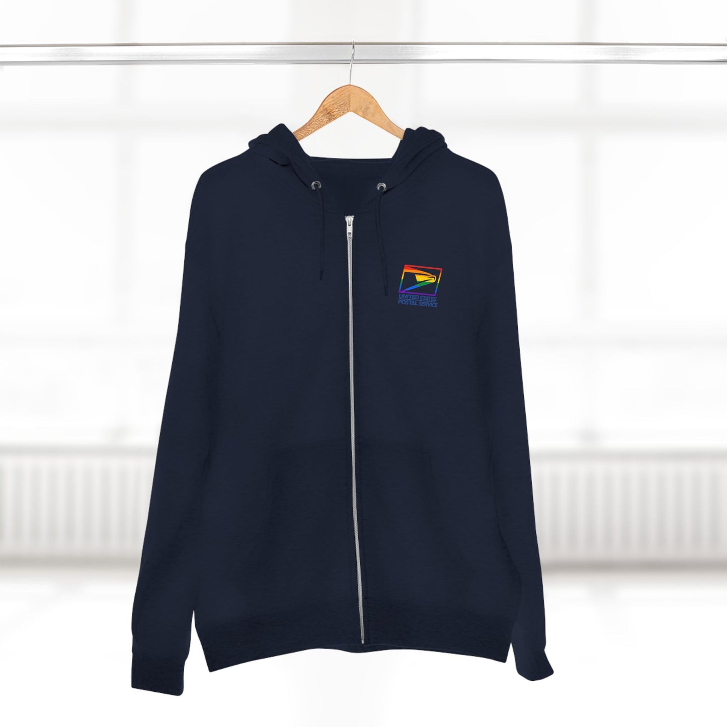 USPS Pride Logo  Zip Up Hoodie