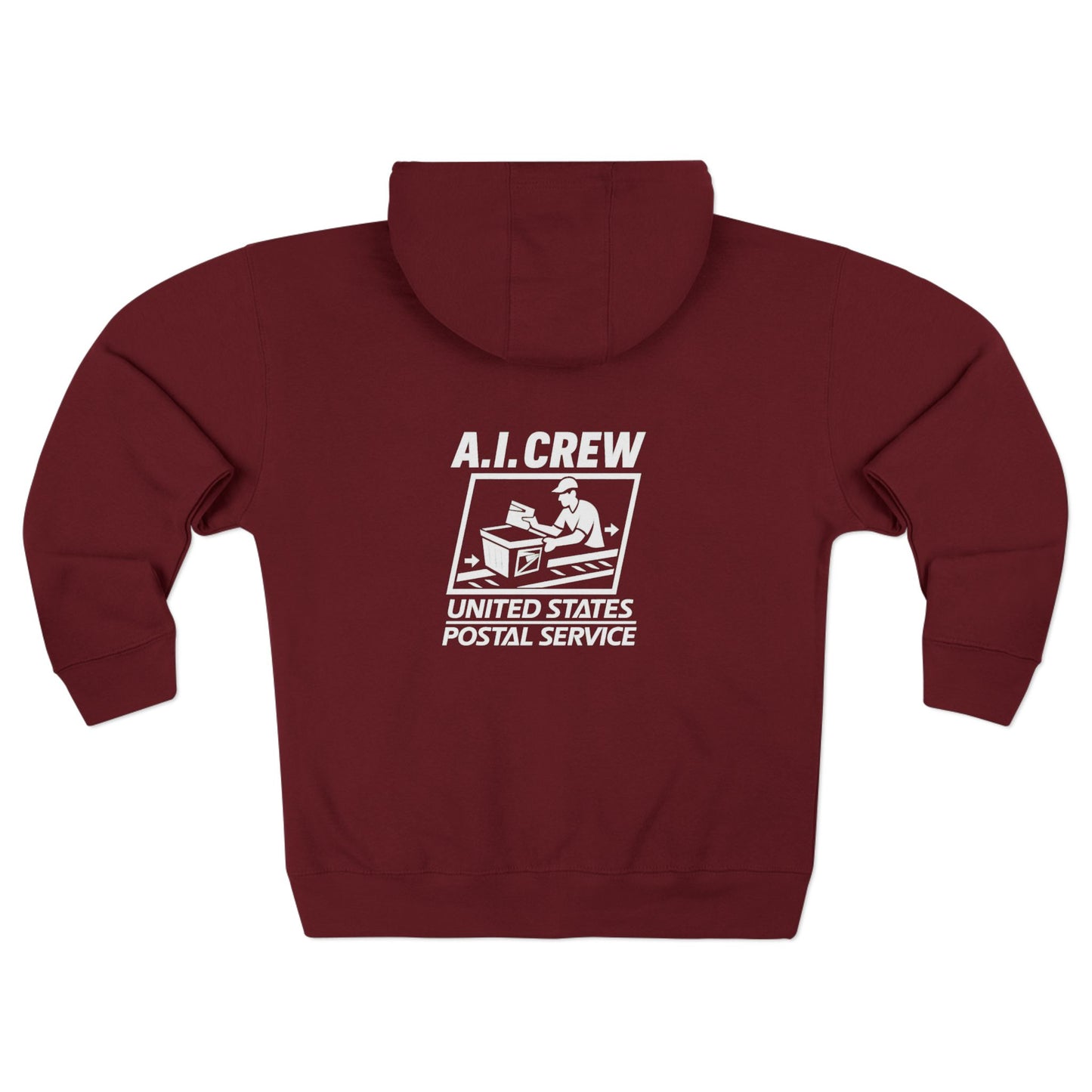A.I Crew USPS Logo Zip Up Hoodie