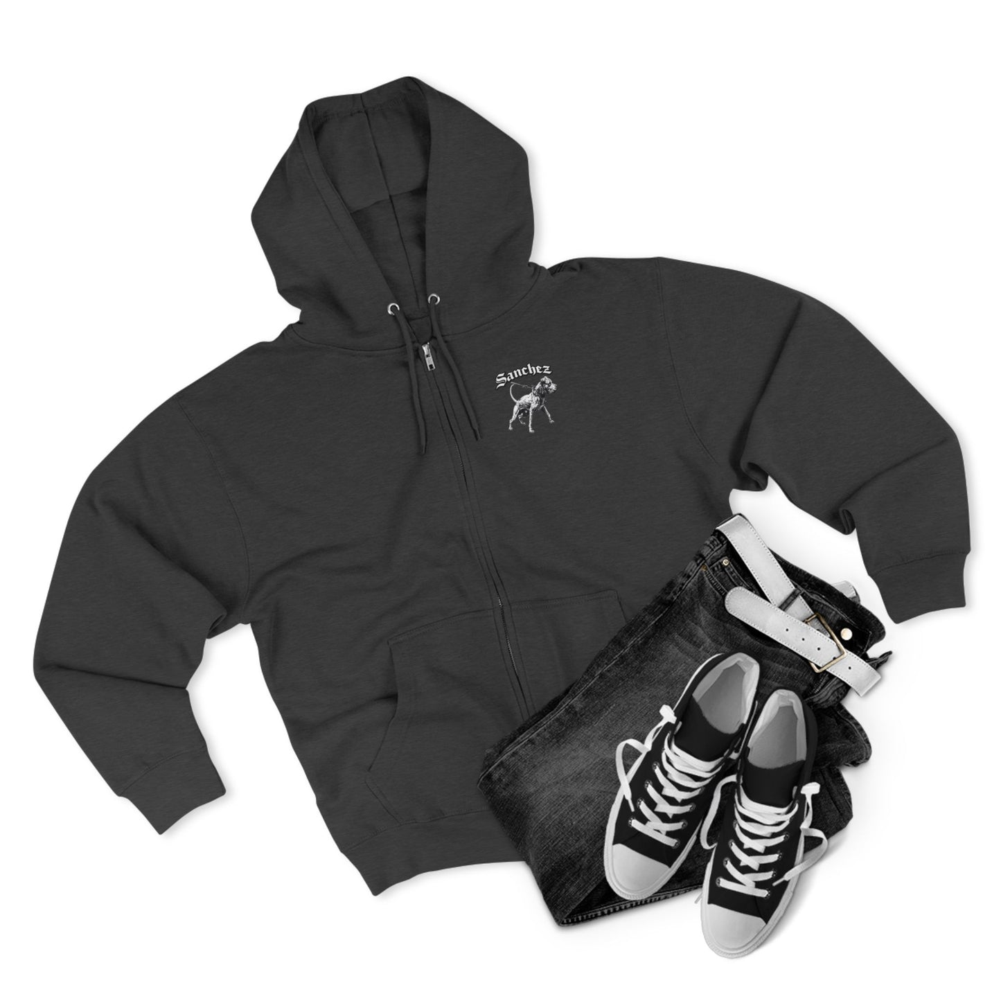 "Made for Lee" Sanchez Pitbull Zip Up Hoodie