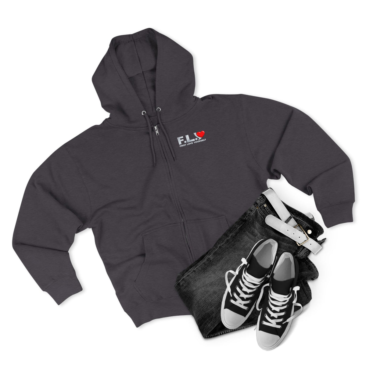 F.L.Y. Statement Zip Up Hoodie