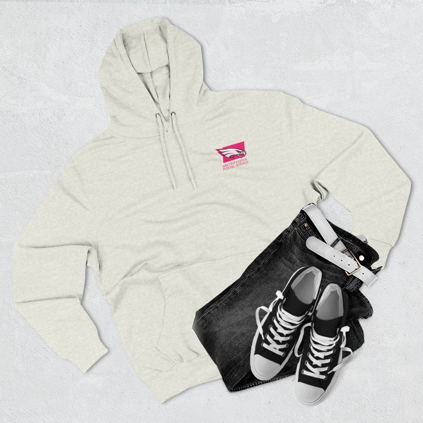 USPS Pink Eagles Pullover Hoodie