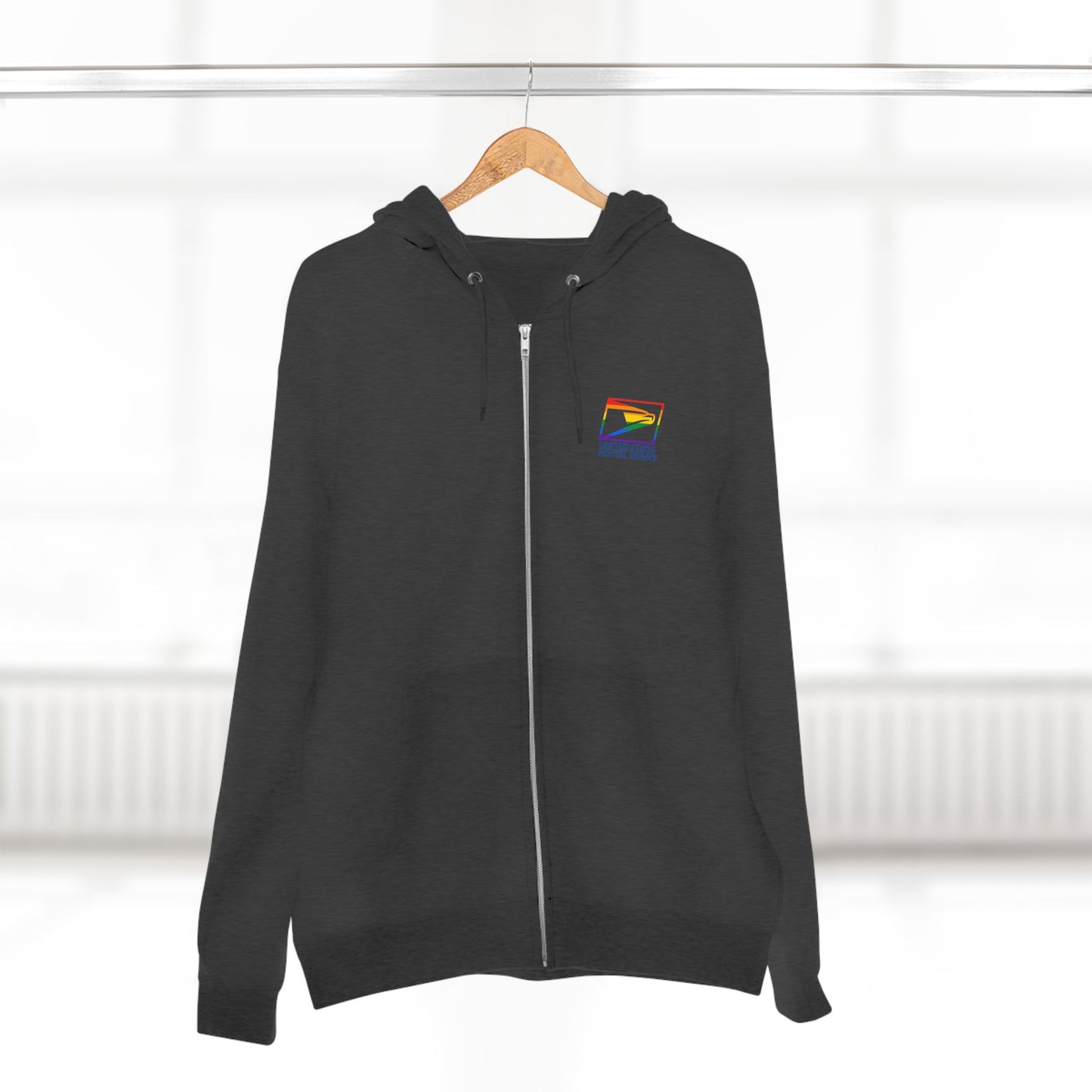 USPS Pride Logo  Zip Up Hoodie