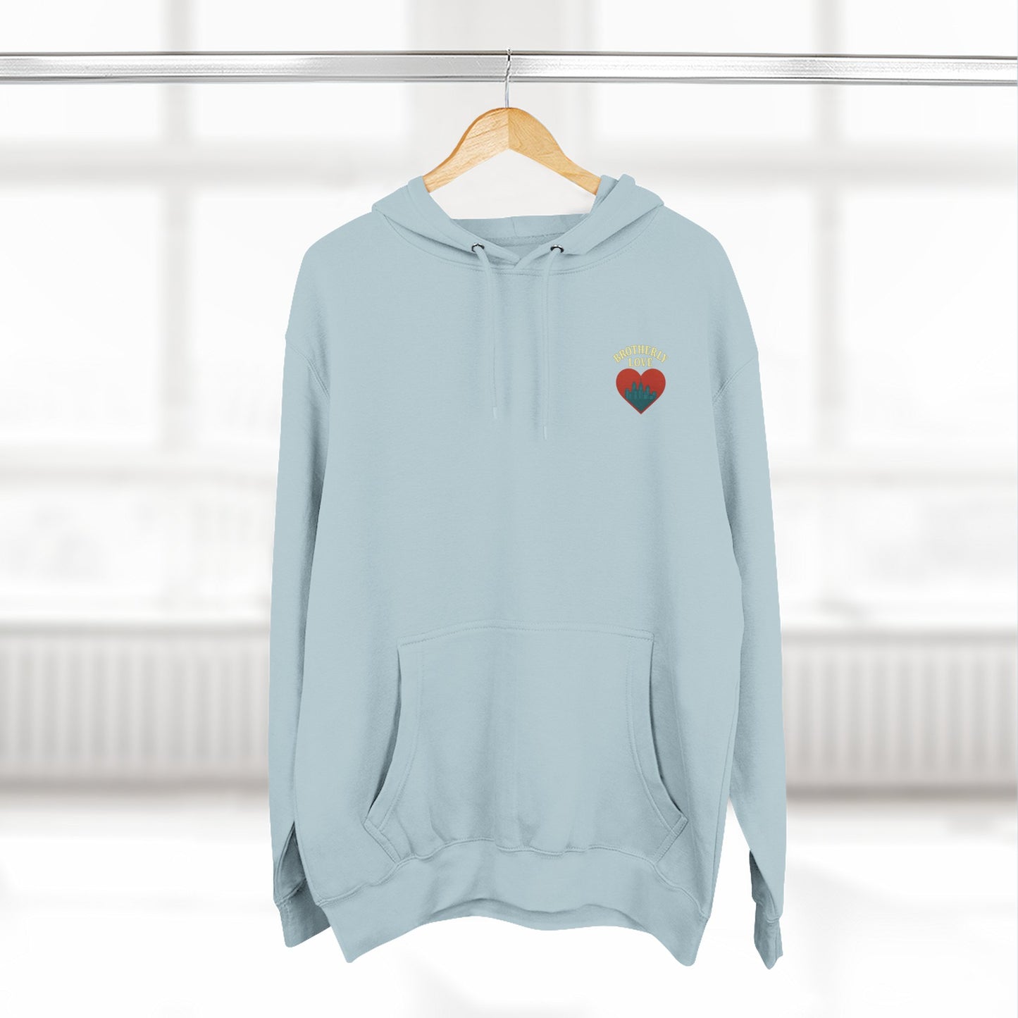 Brotherly Love Heart Skyline