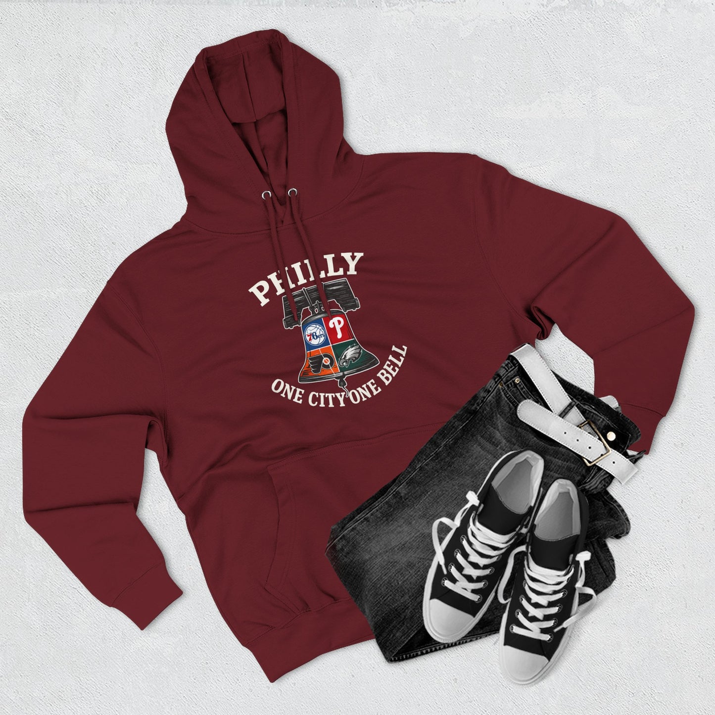 Philly One City One Bell Pullover Hoodie