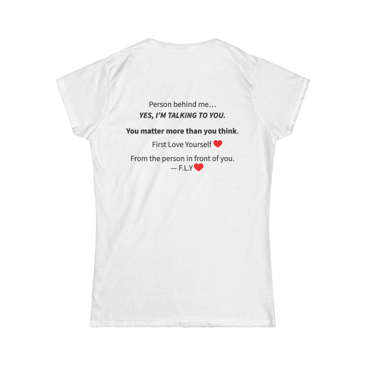 F.L.Y Statement Women's Fitted T-shirt