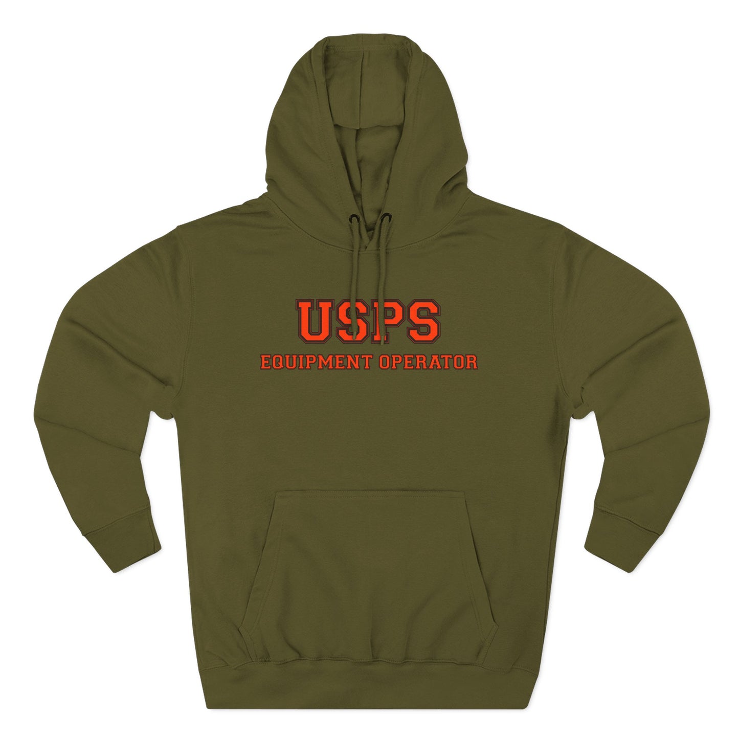 USPS Equipment Operator Hoodie — Bidded Driver Fleece Pullover