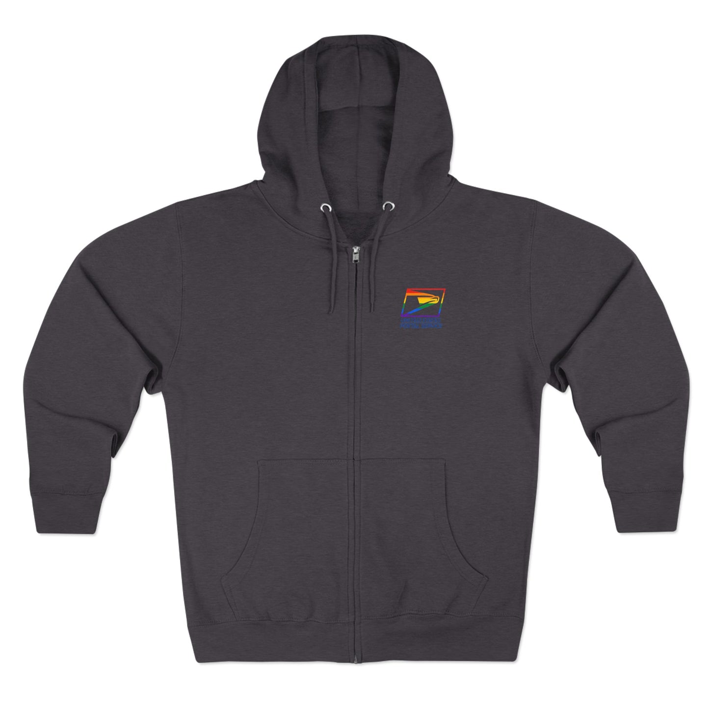 USPS Pride Logo  Zip Up Hoodie