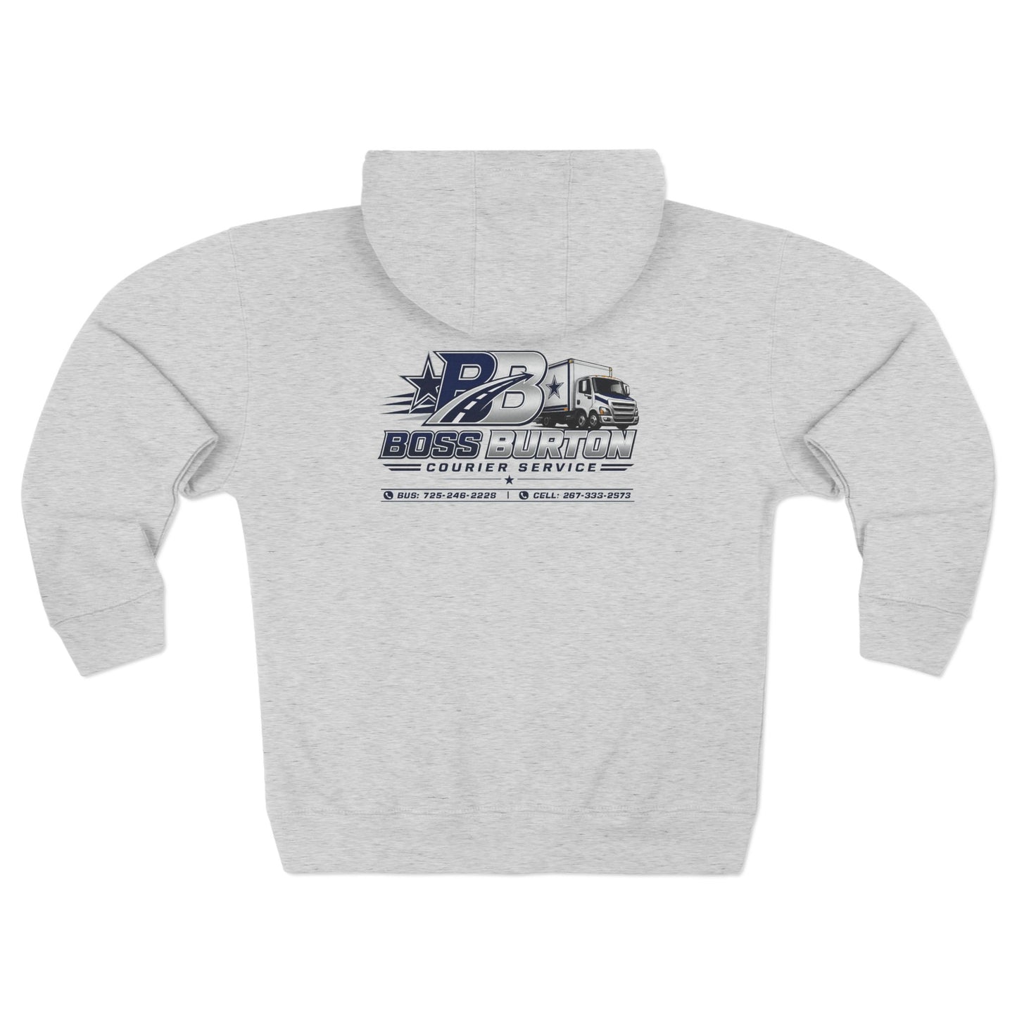 Boss Burton Logo Zip Up Hoodie