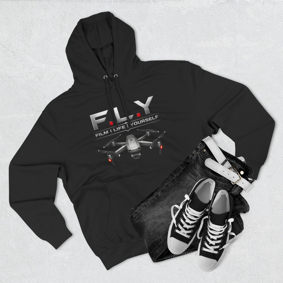 F.L.Y Film Life Yourself Drone Statement Pullover