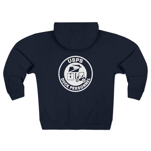 USPS Dock Personnel Zip Up Hoodie