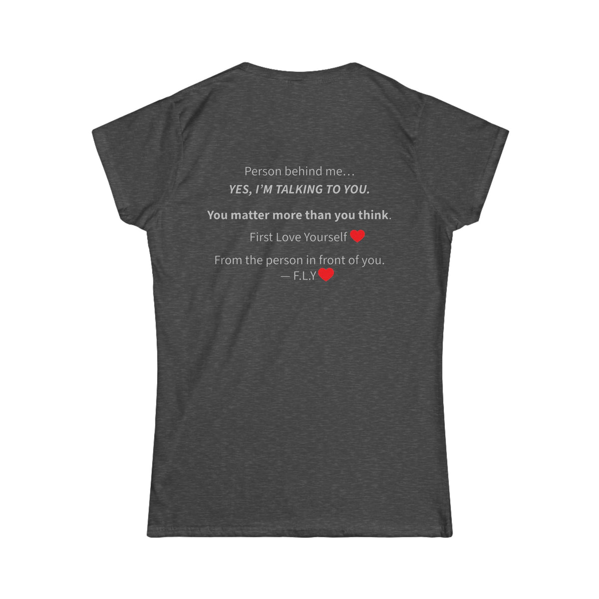 F.L.Y Statement Women's Fitted T-shirt