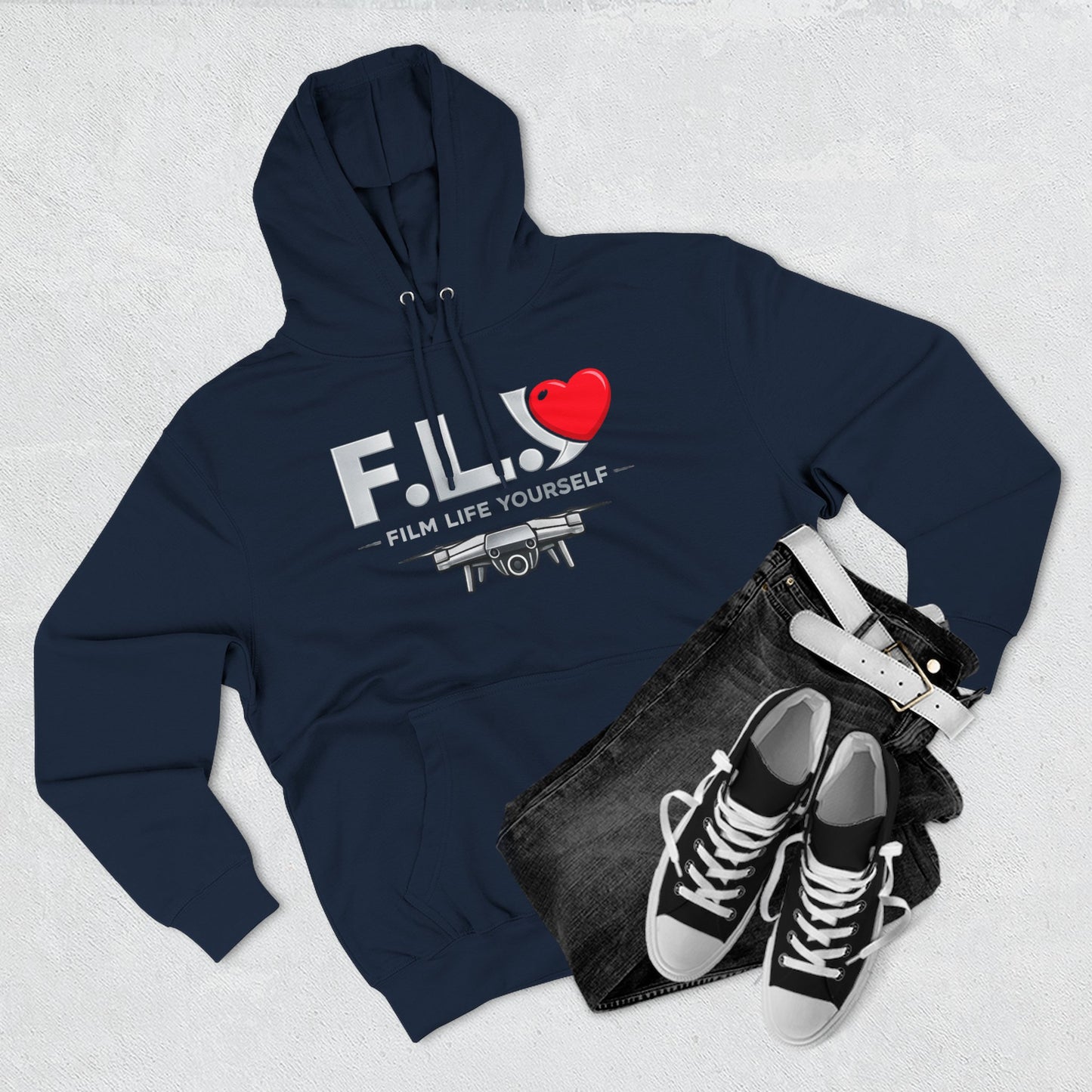 F.L.Y Film Life Yourself Drone Statement Pullover