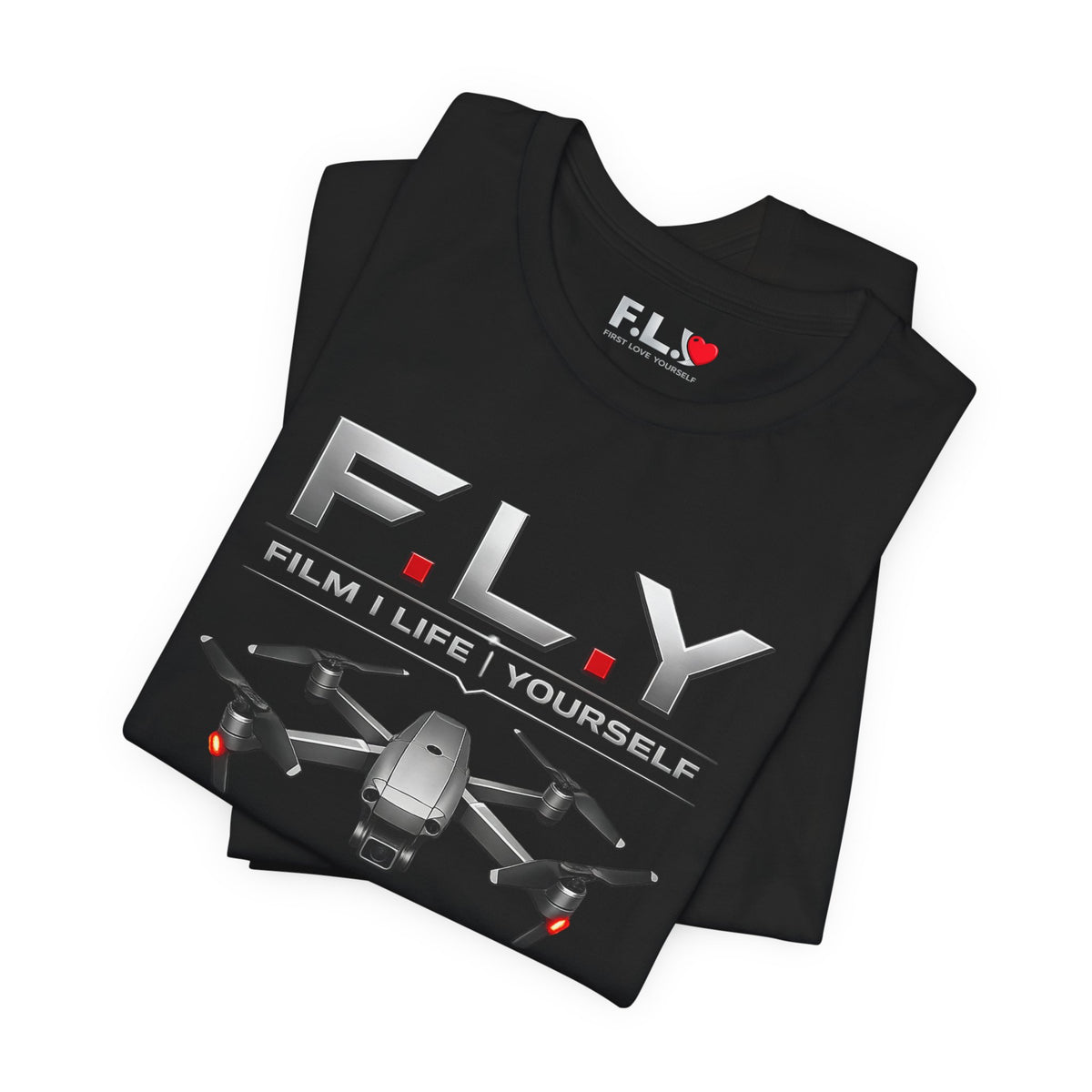 F.L.Y. Film Life Yourself Drone Statement T-Shirt