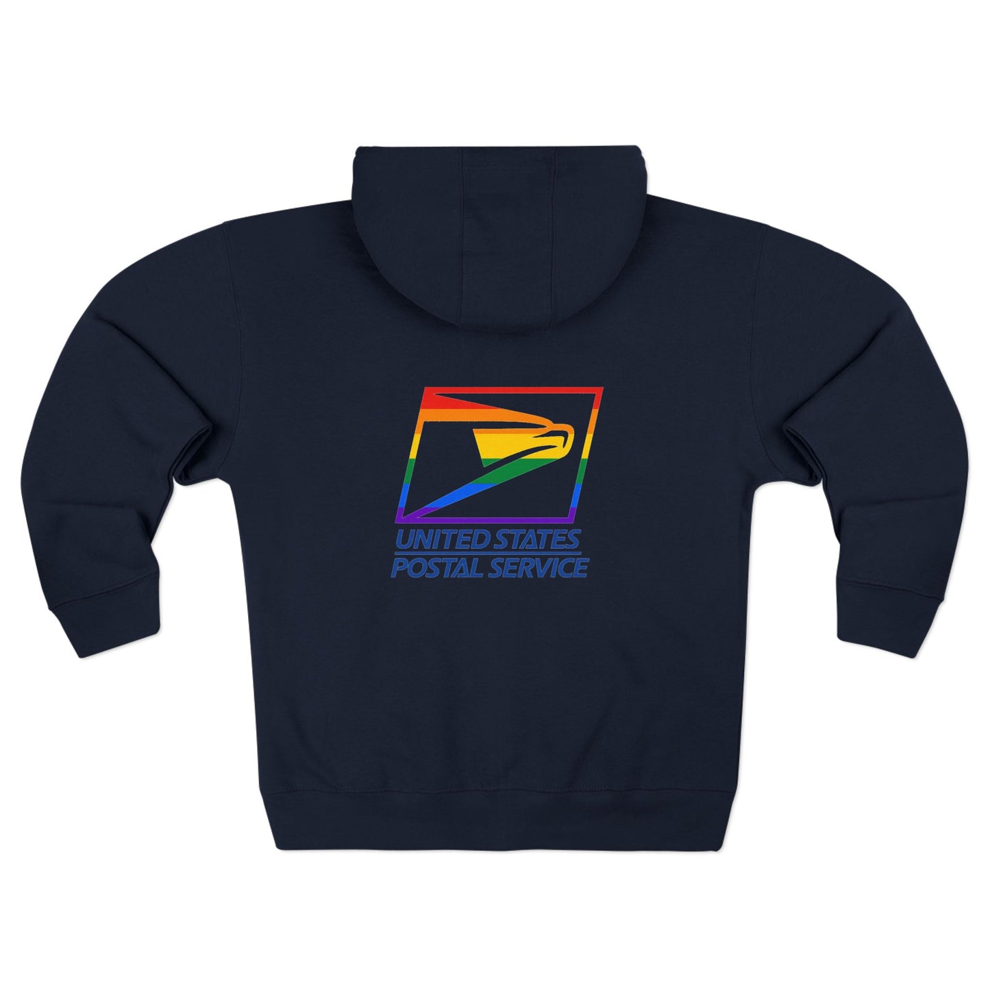 USPS Pride Logo  Zip Up Hoodie