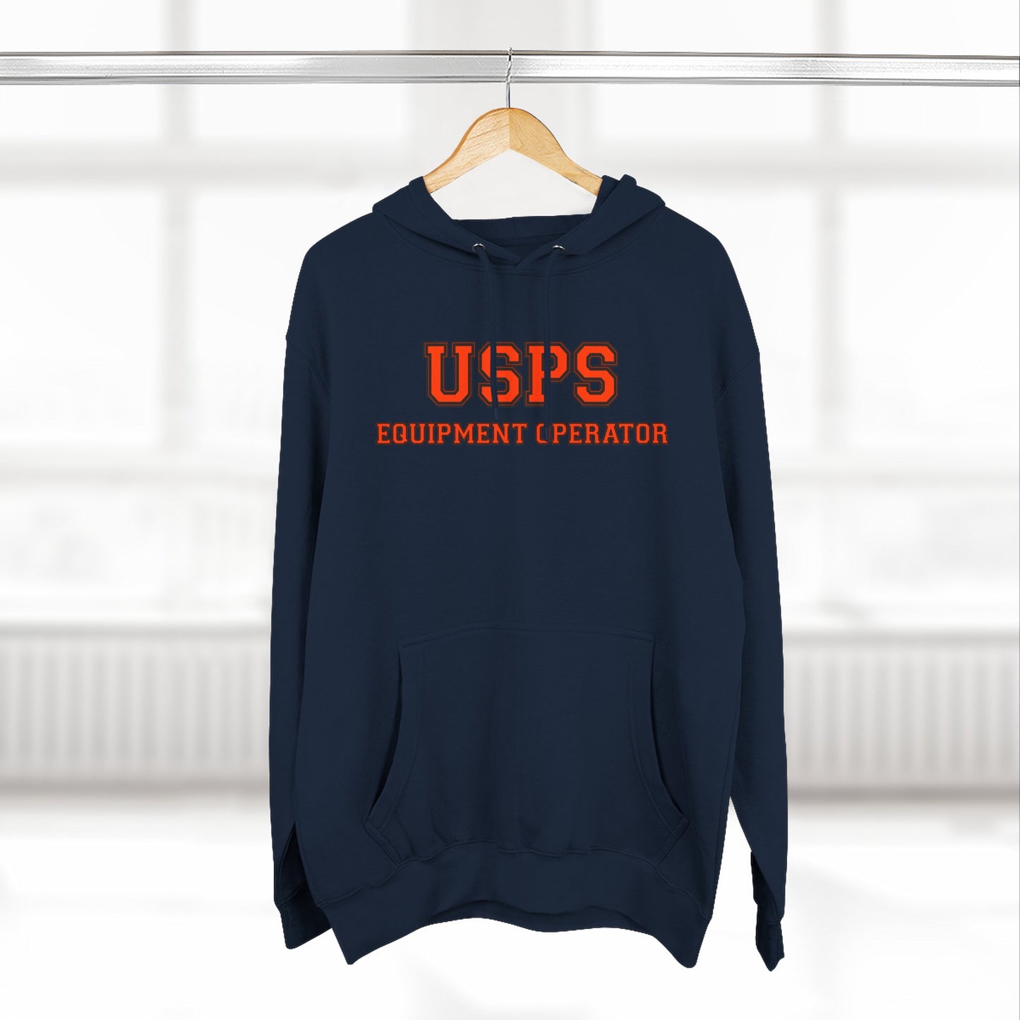 USPS Equipment Operator Hoodie — Bidded Driver Fleece Pullover