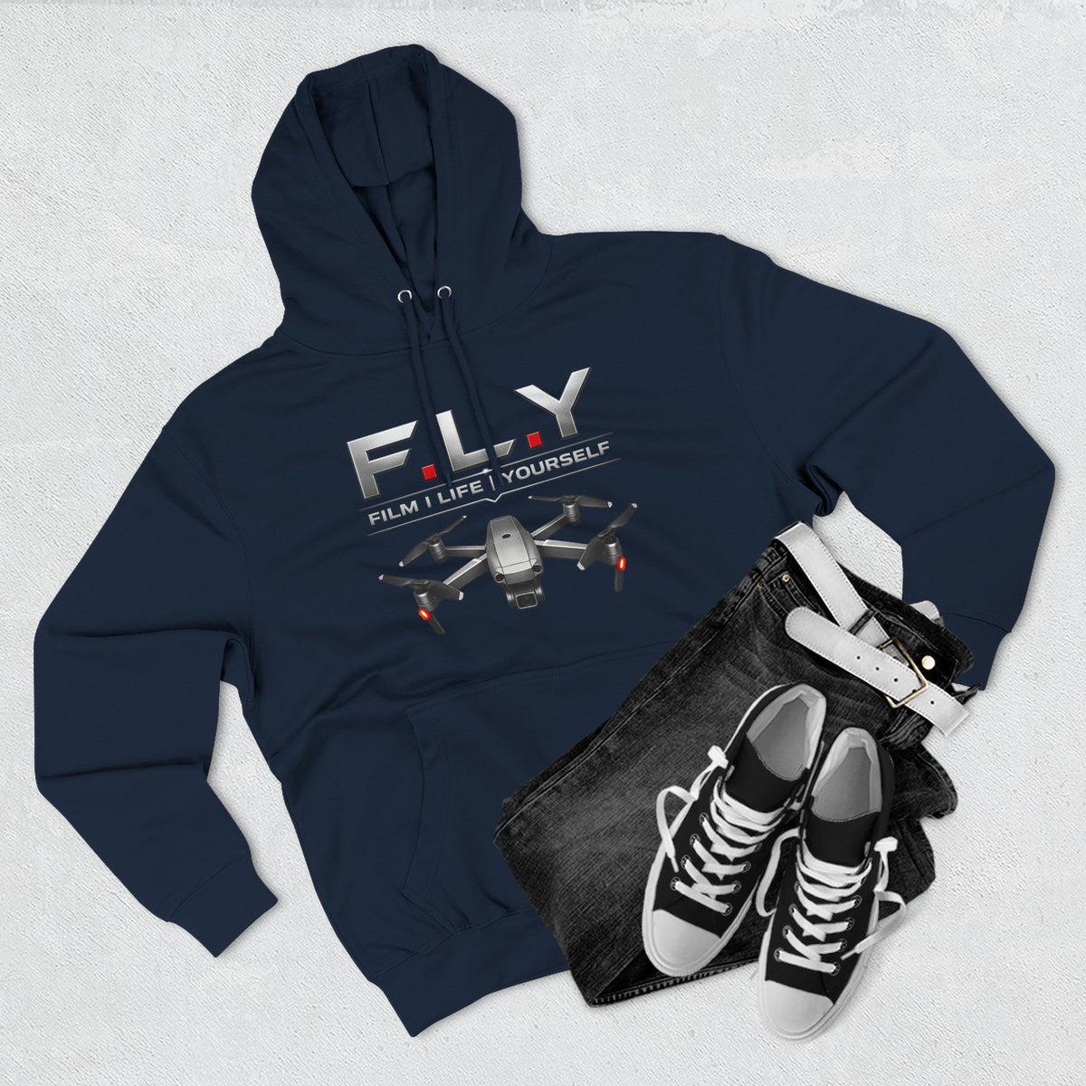 F.L.Y Film Life Yourself Drone Statement Pullover