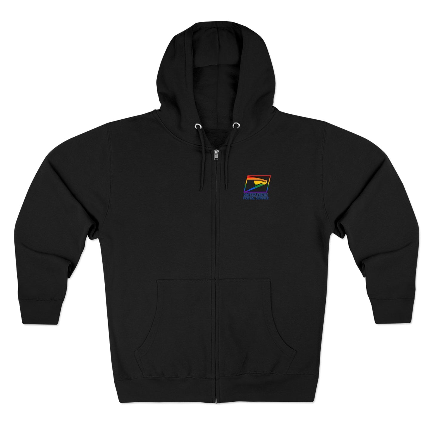 USPS Pride Logo  Zip Up Hoodie