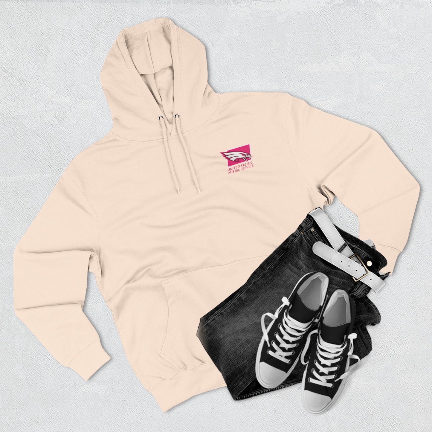 USPS Pink Eagles Pullover Hoodie