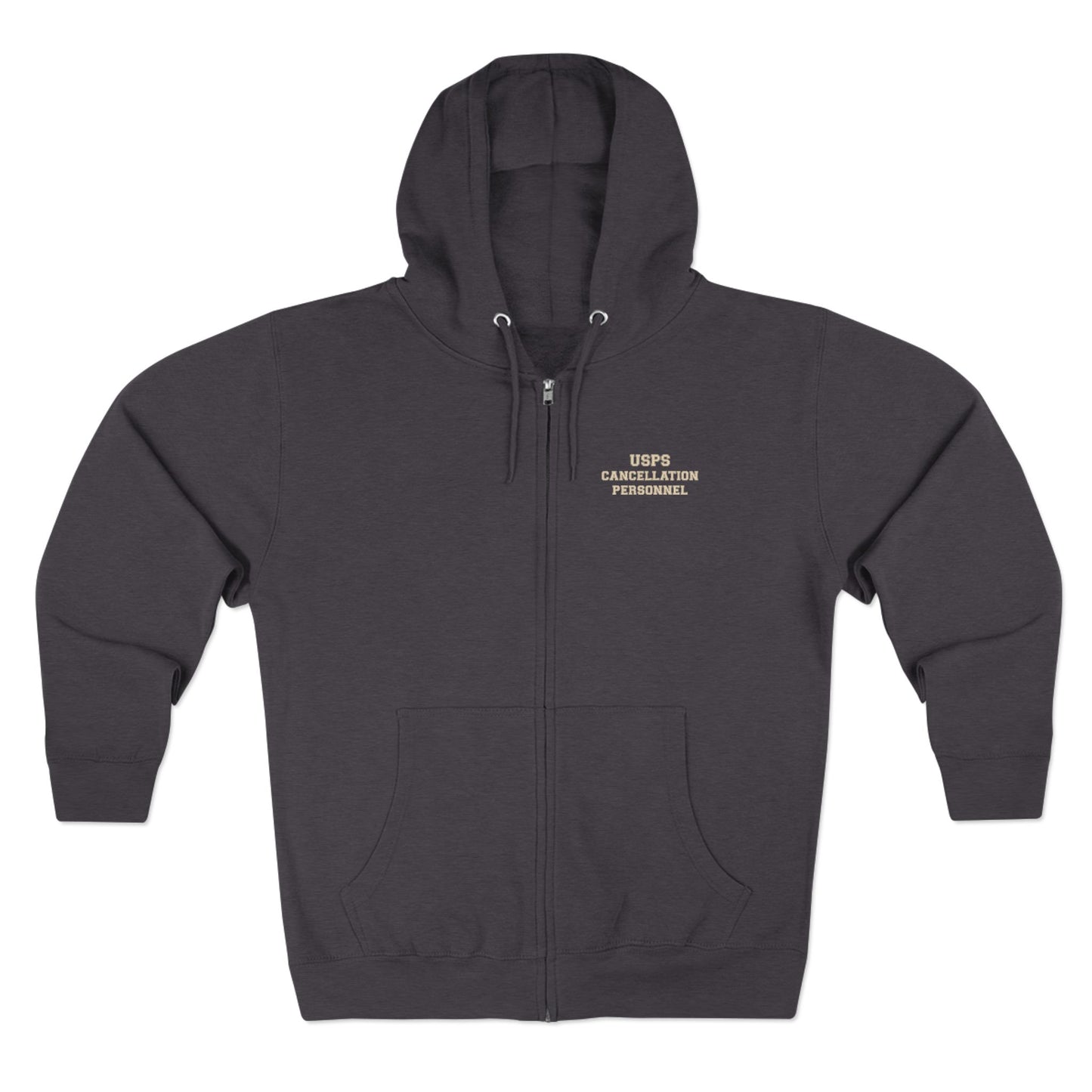 USPS Cancellation Personnel Zip Up Hoodie
