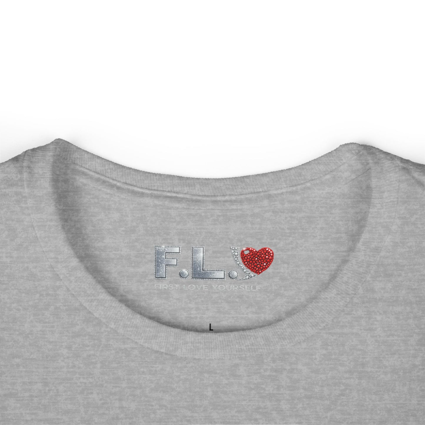 F.L.Y. "First Love Yourself" Women's Tee — Crystal Inspired