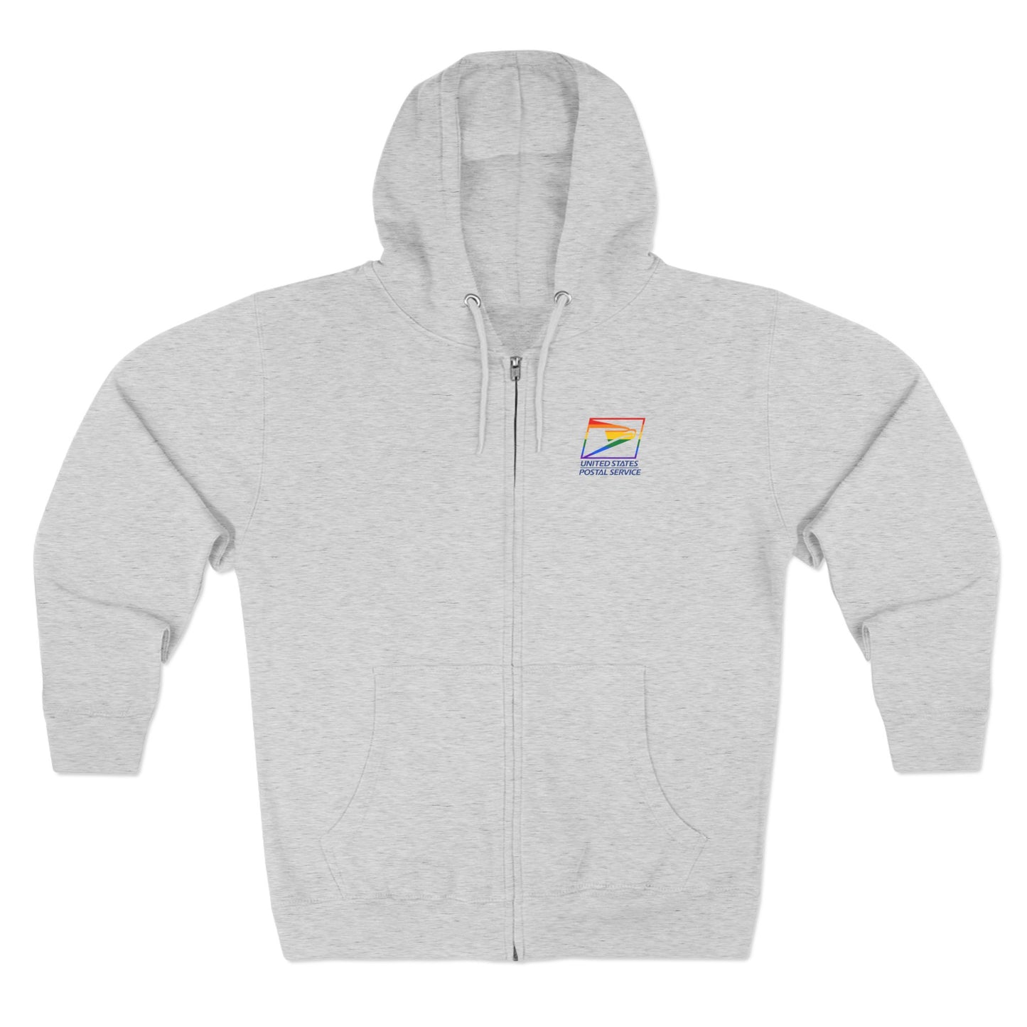 USPS Pride Logo  Zip Up Hoodie