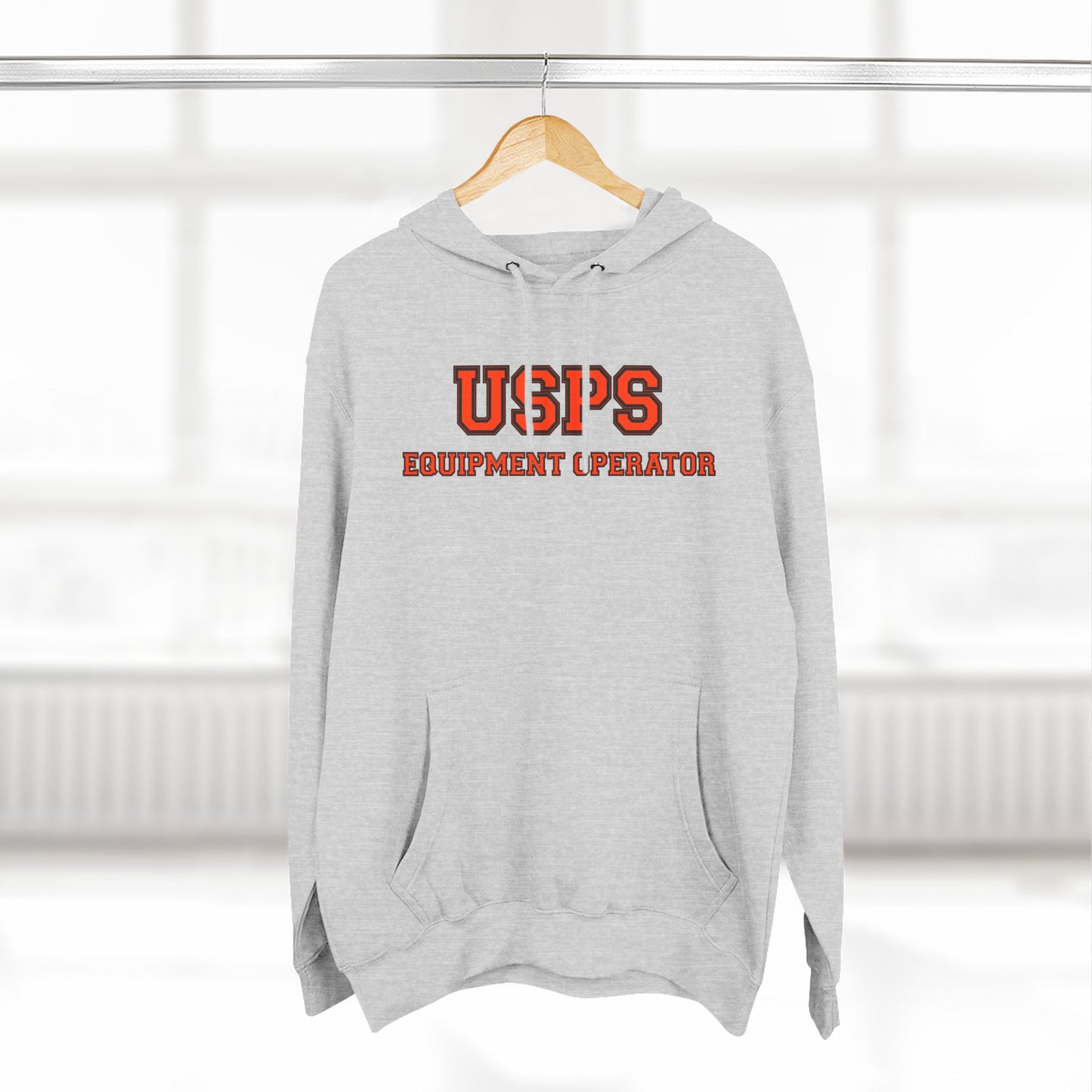 USPS Equipment Operator Hoodie — Bidded Driver Fleece Pullover