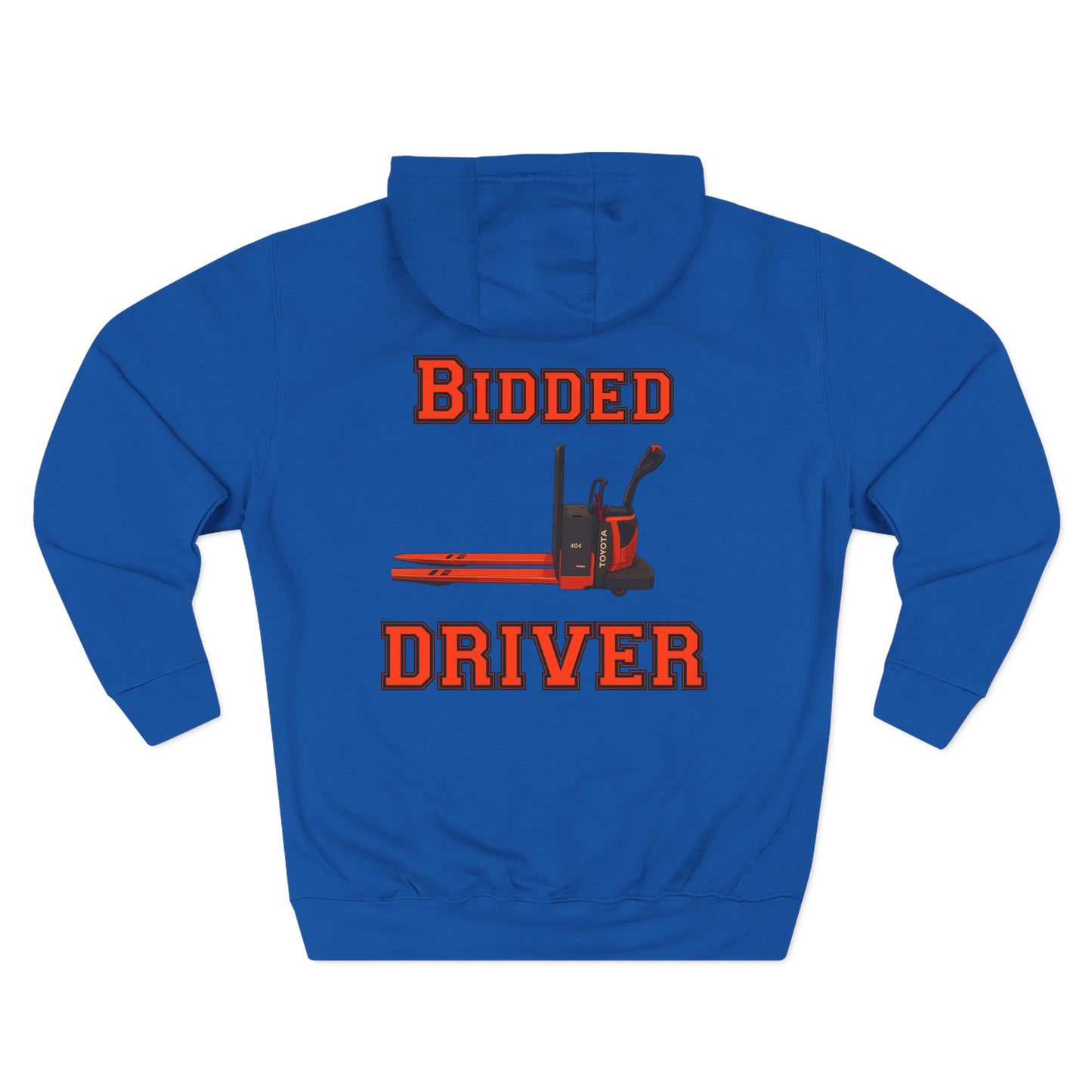 USPS Equipment Operator Hoodie — Bidded Driver Fleece Pullover