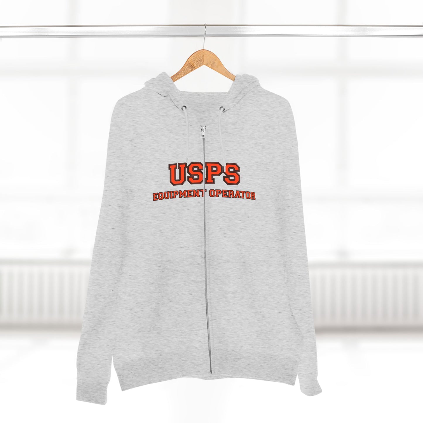 Zip Up Bidded Driver  Hoodie