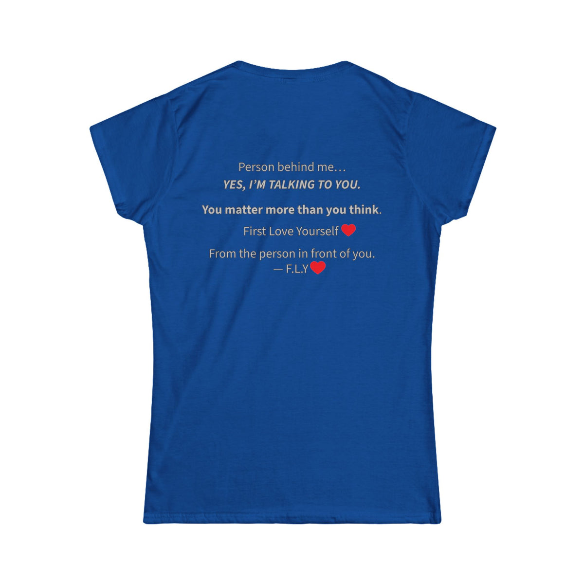 F.L.Y Statement Women's Fitted T-shirt