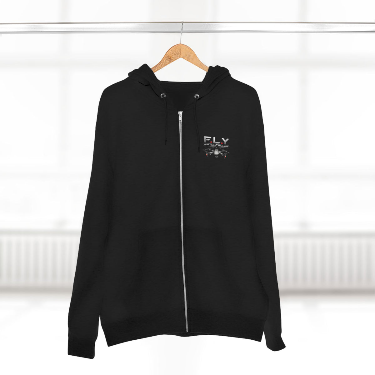F.L.Y Film Life Yourself Drone Statement Zip Up Hoodie