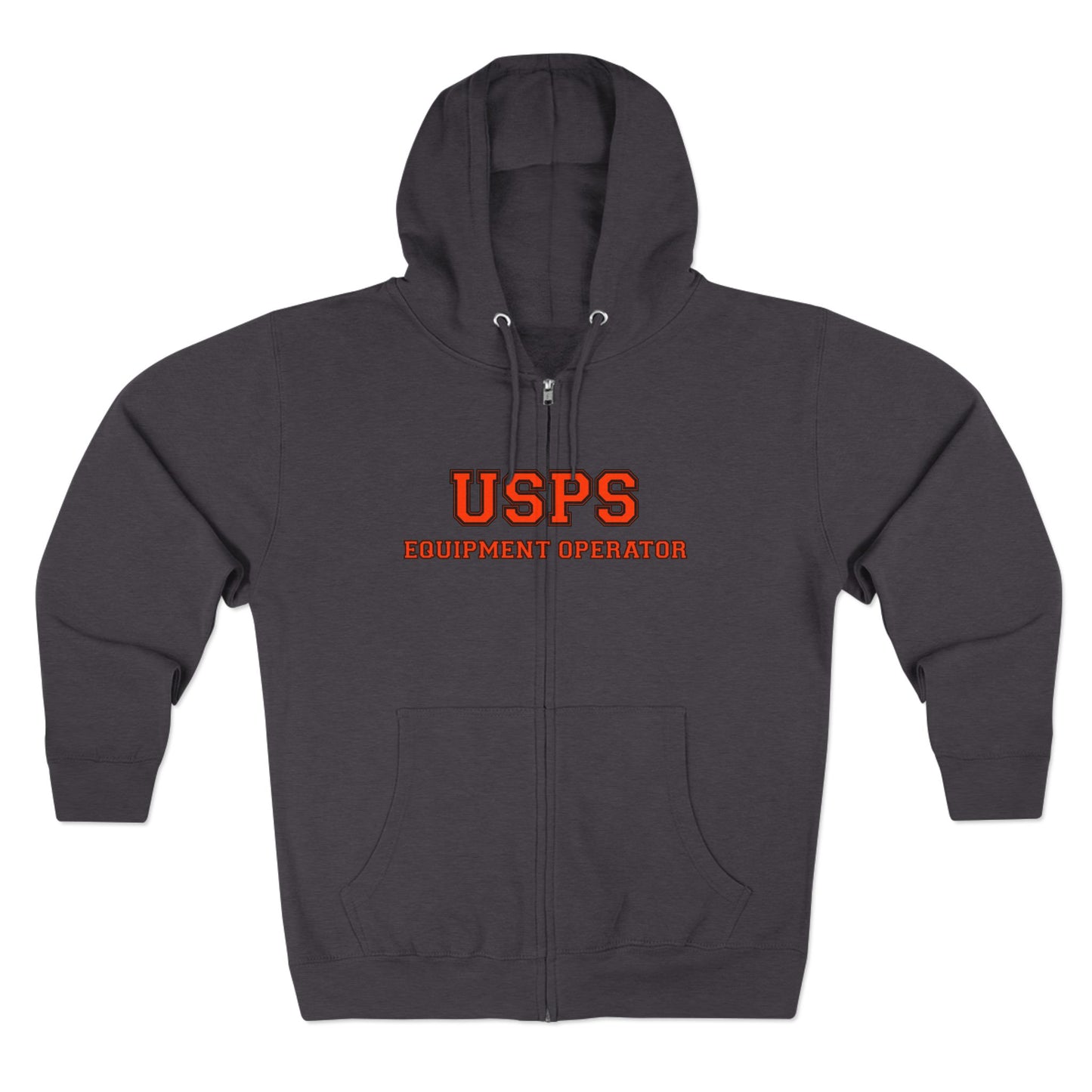 Zip Up Bidded Driver  Hoodie