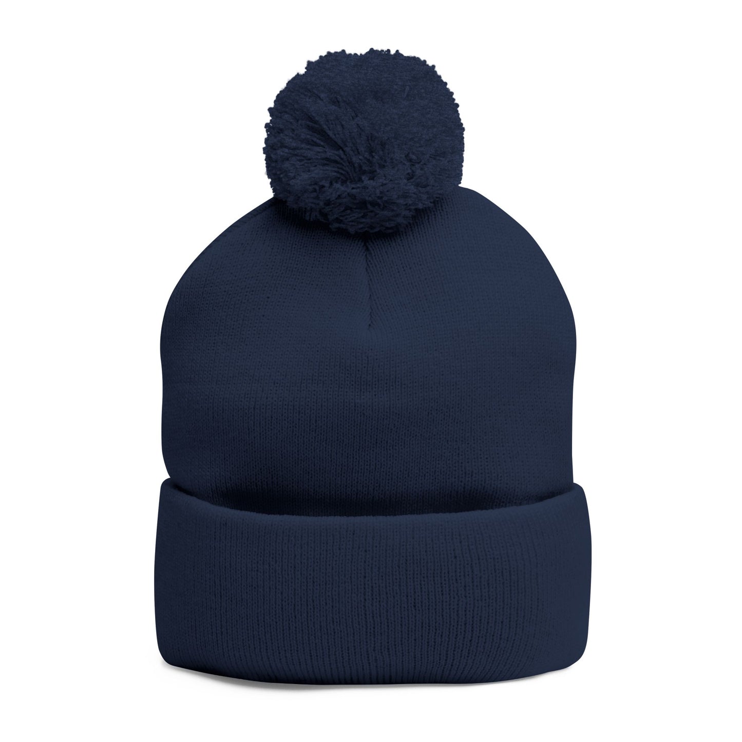 USPS Embroidered White Print Pom-Pom Beanie/Skully
