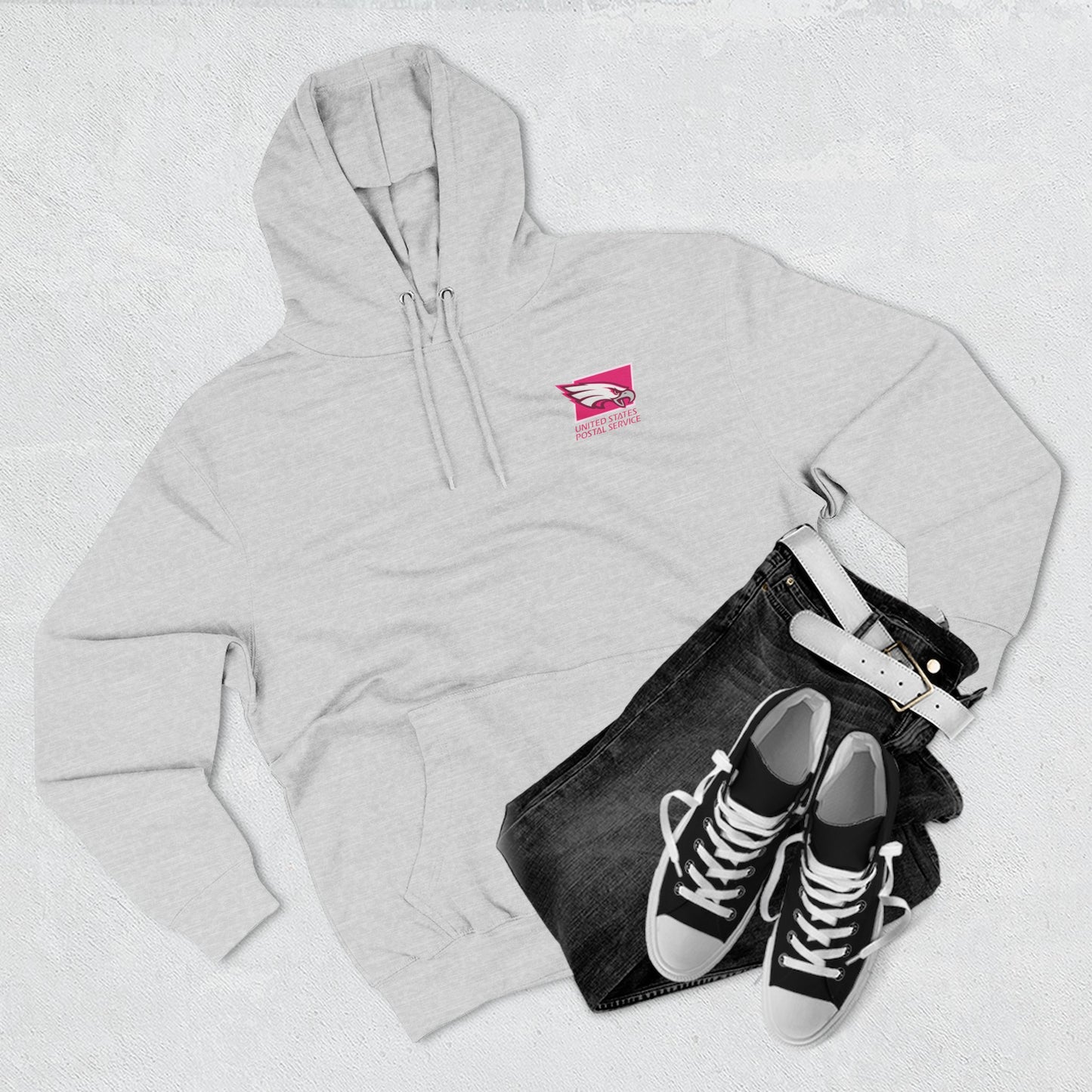 USPS Pink Eagles Pullover Hoodie