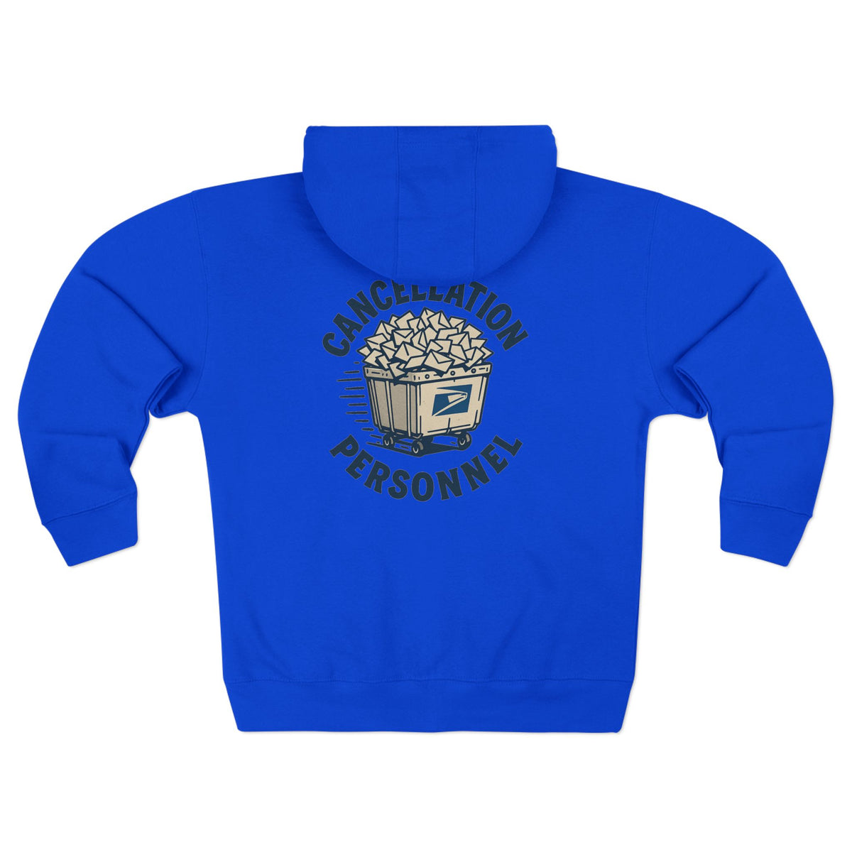USPS Cancellation Personnel Zip Up Hoodie