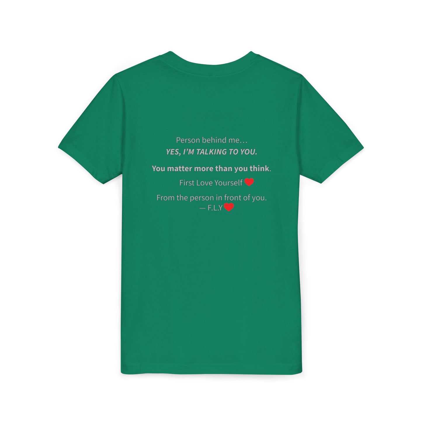 Youth Tee - F.L.Y. (First Love Yourself) Inspirational Kids T‑Shirt