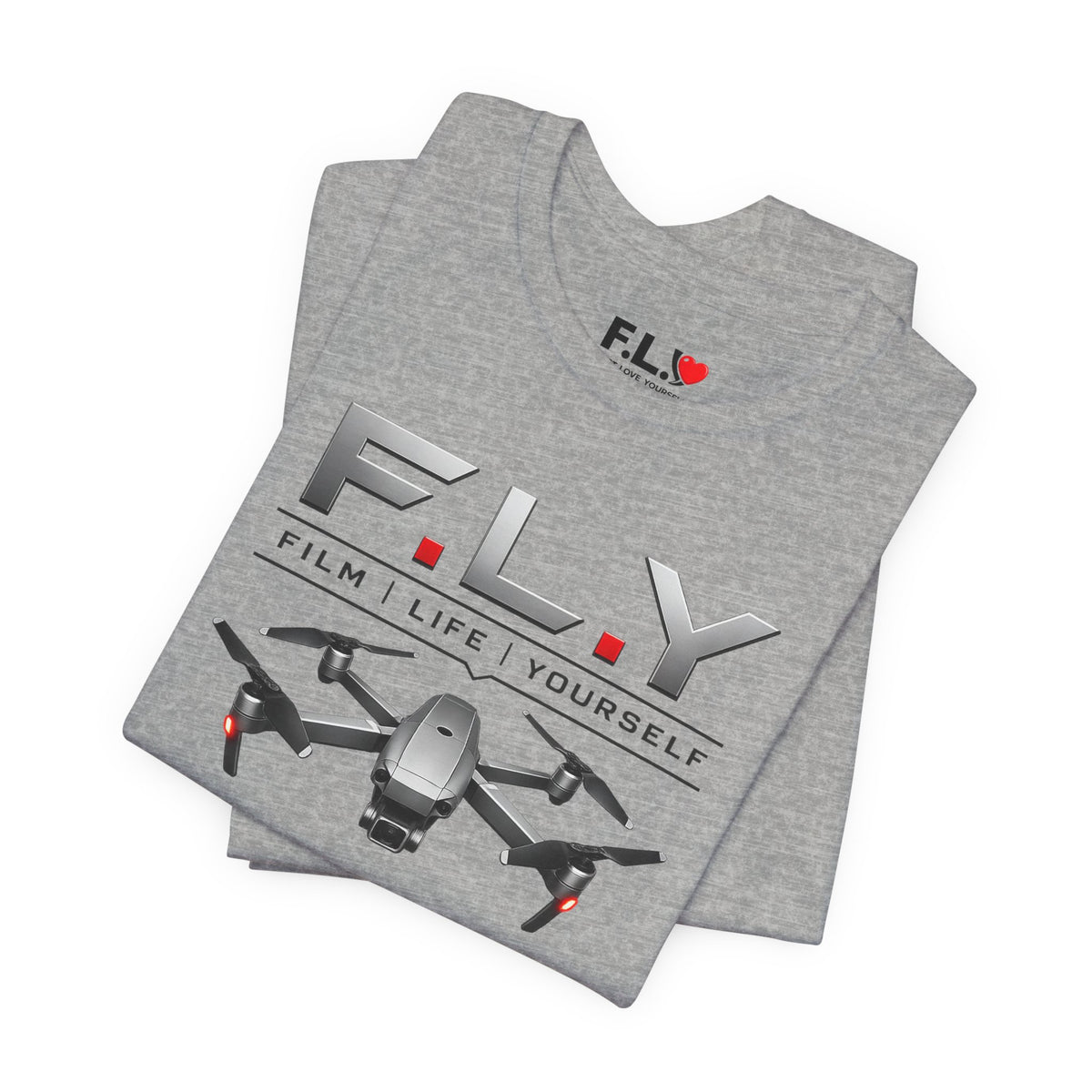 F.L.Y. Film Life Yourself Drone Statement T-Shirt