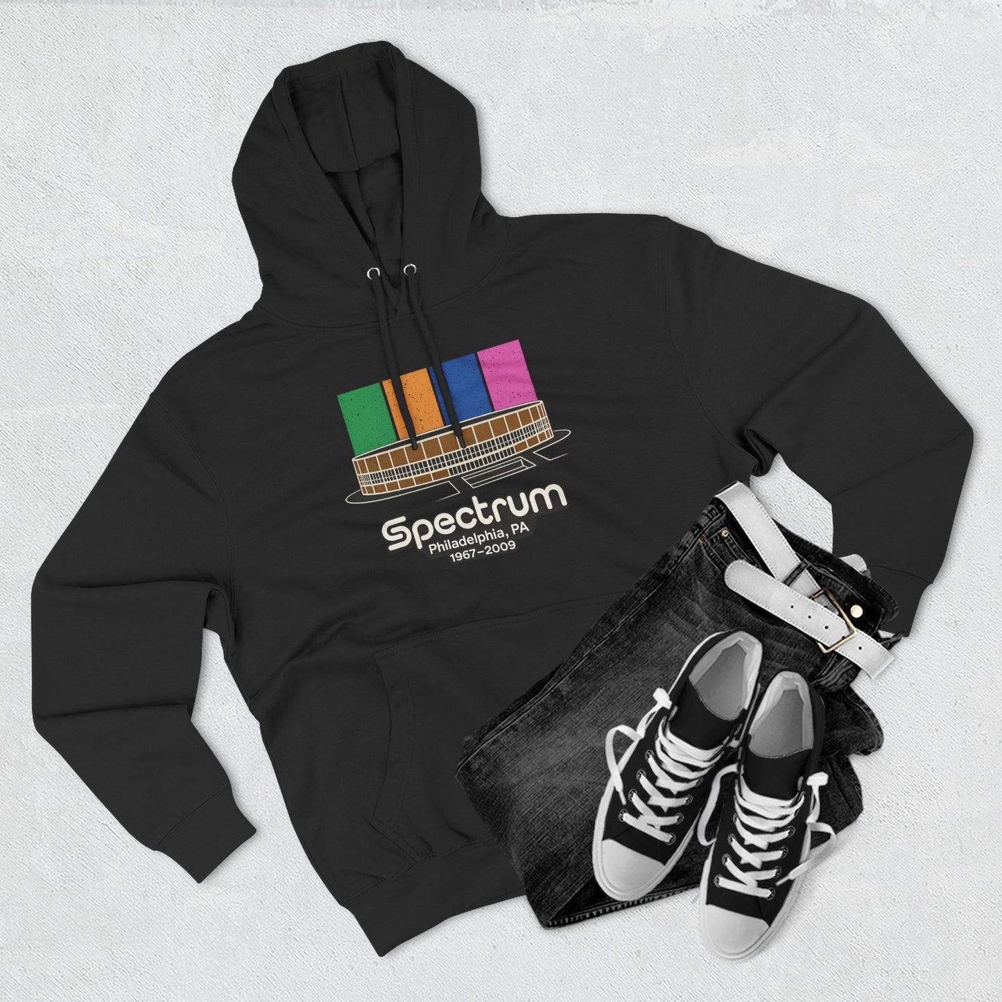 Philly Spectrum Retro Hoodie
