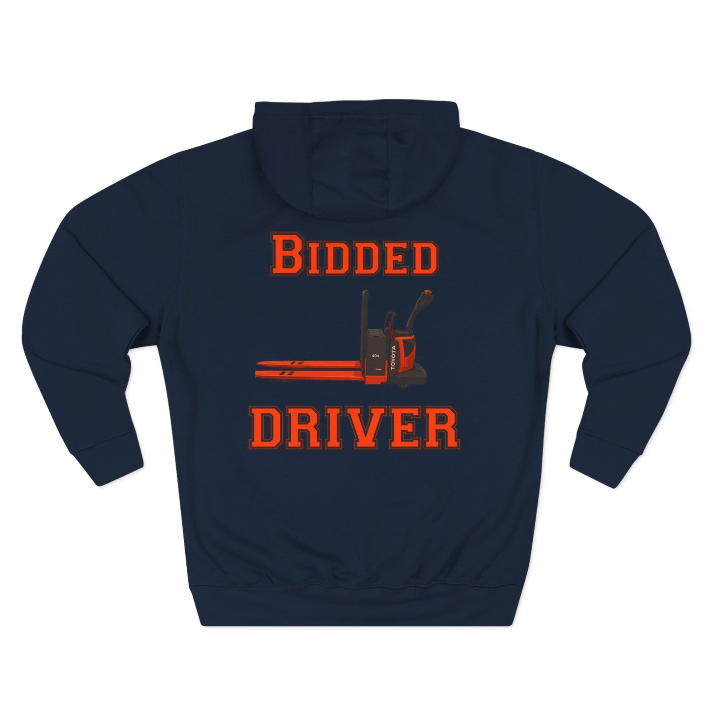 USPS Equipment Operator Hoodie — Bidded Driver Fleece Pullover