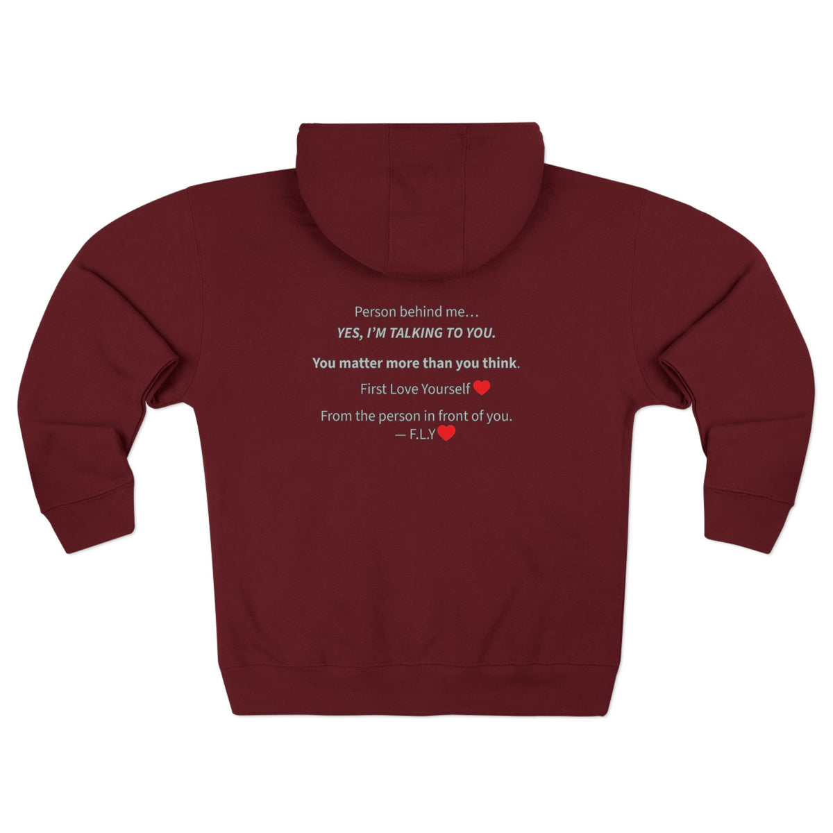 F.L.Y. Statement Zip Up Hoodie